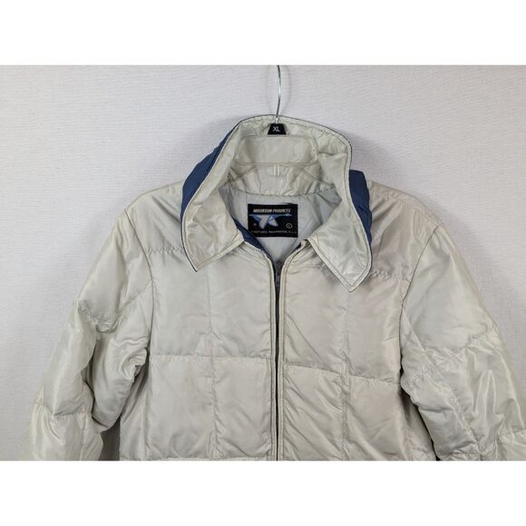 Vintage Mountain Products Quilted Long Down Jacket Women's Size Large - Picture 2 of 16